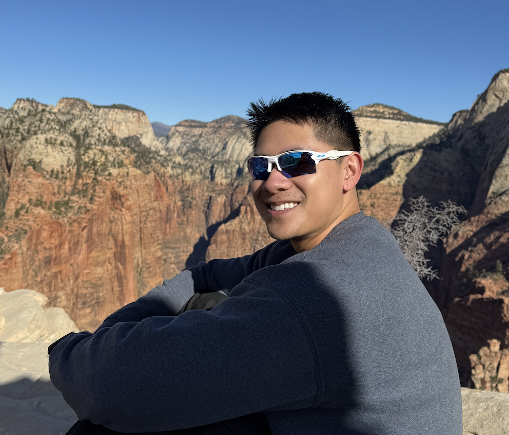 Peter Nguyen on set